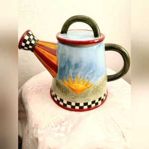 Sakura China Watering Can Cookie Jar